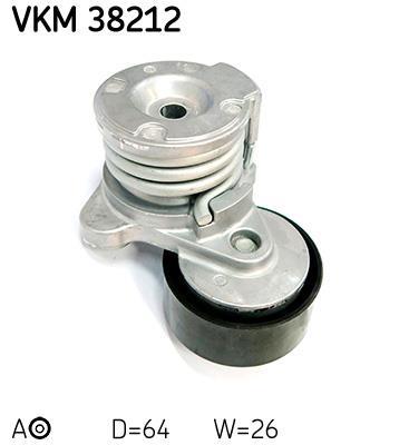 Galet tendeur de courroie d'accessoire SKF ref. VKM 38212